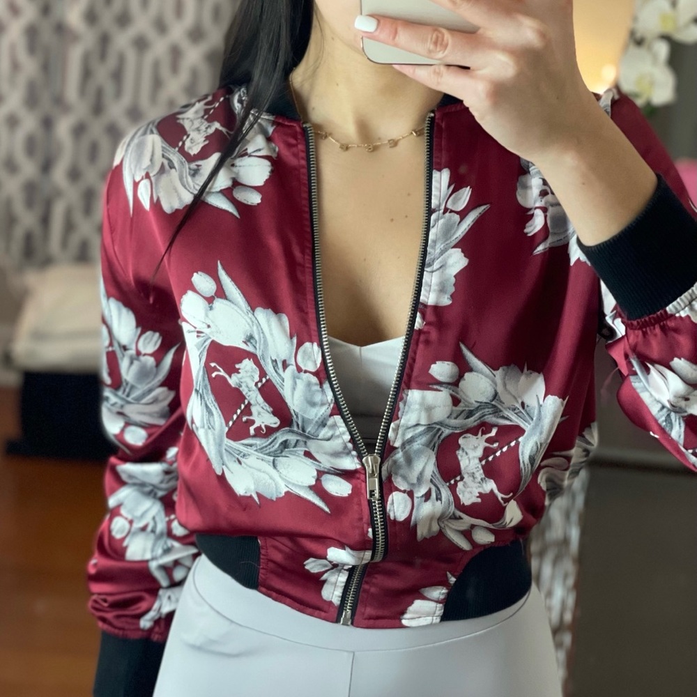 FLORAL BOMBER